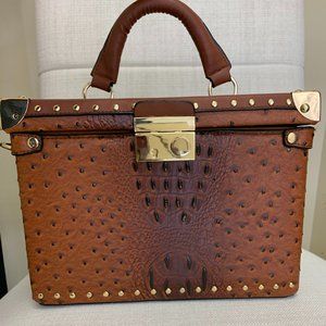 Cute Brown Box Purse!